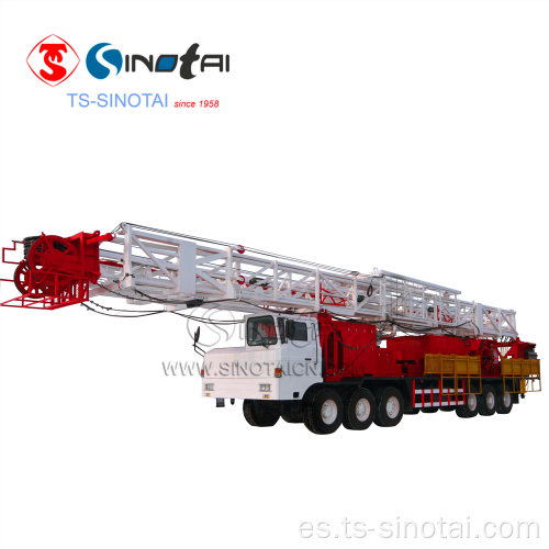 Plataforma de perforación y reacondicionamiento montada en camión SINOTAI ZJ20